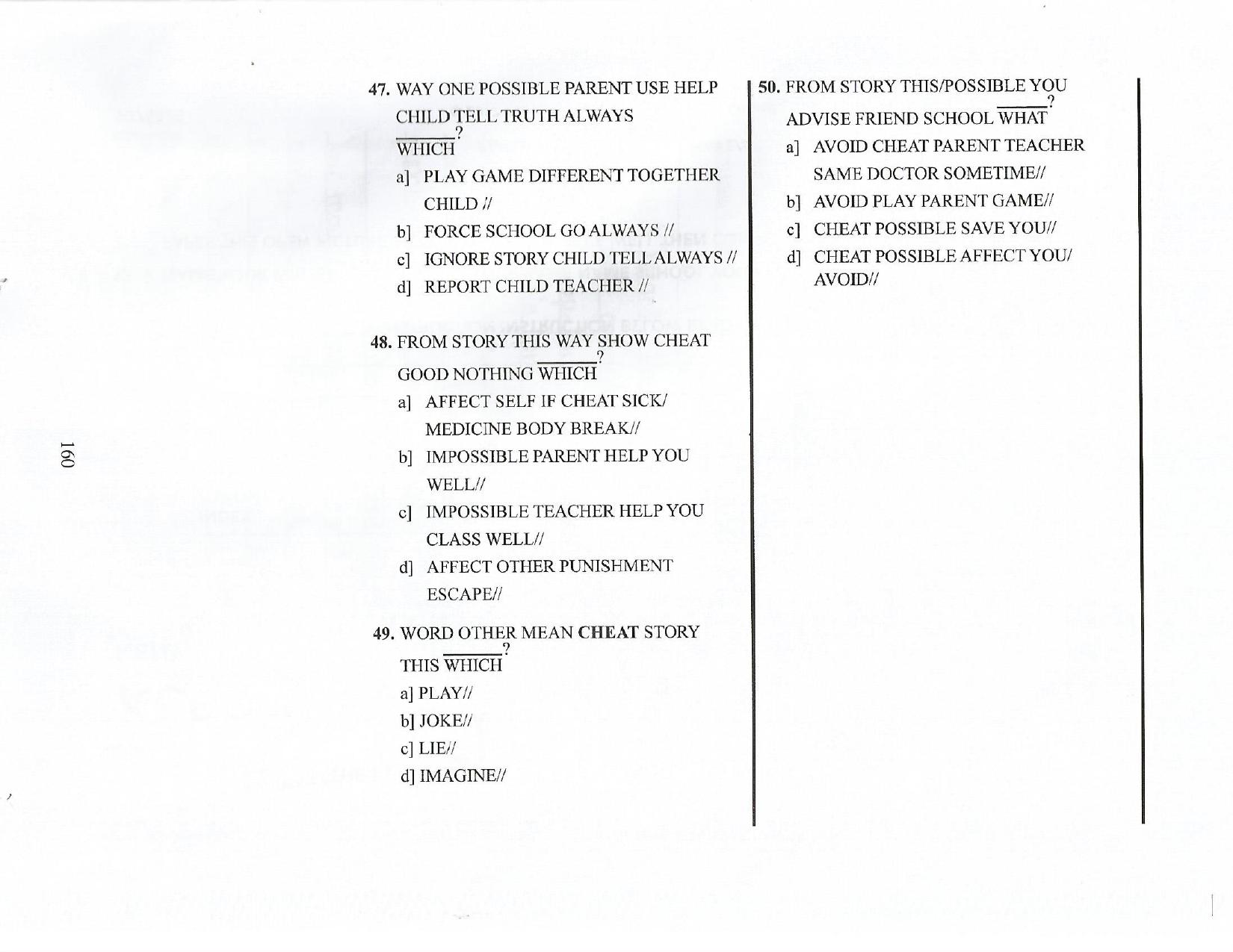 2. Time Answer Correct Have/write Paper Other//answer Correct Write Book This No// Z (2017) — page 10 of 10