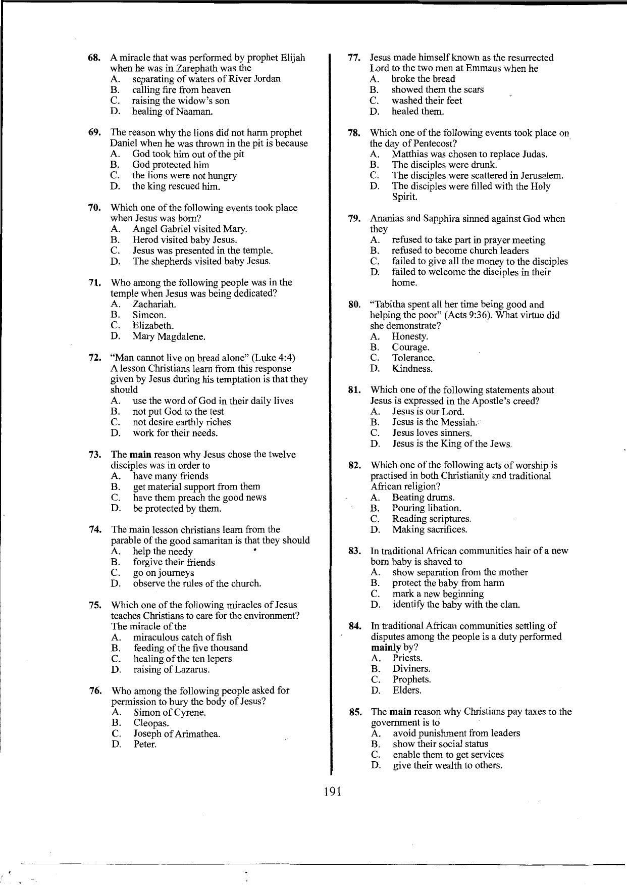 10.11 Social Studies and Religious Education (2016) — page 8 of 12