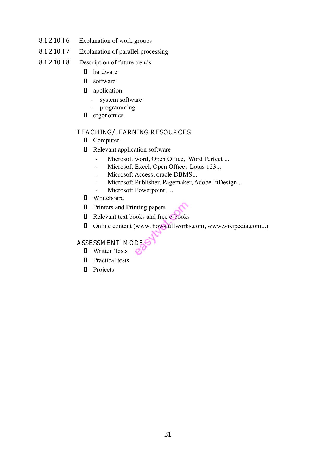 Computer Applications Paper 1 — page 19 of 19