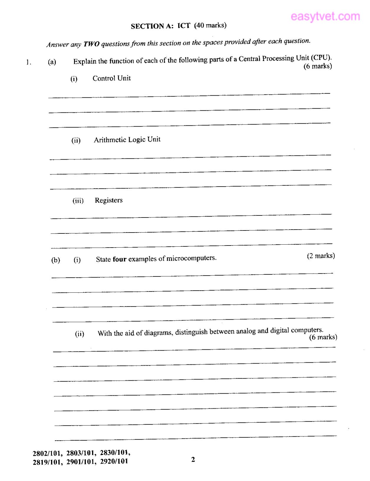 ICT (2013) — page 1 of 9