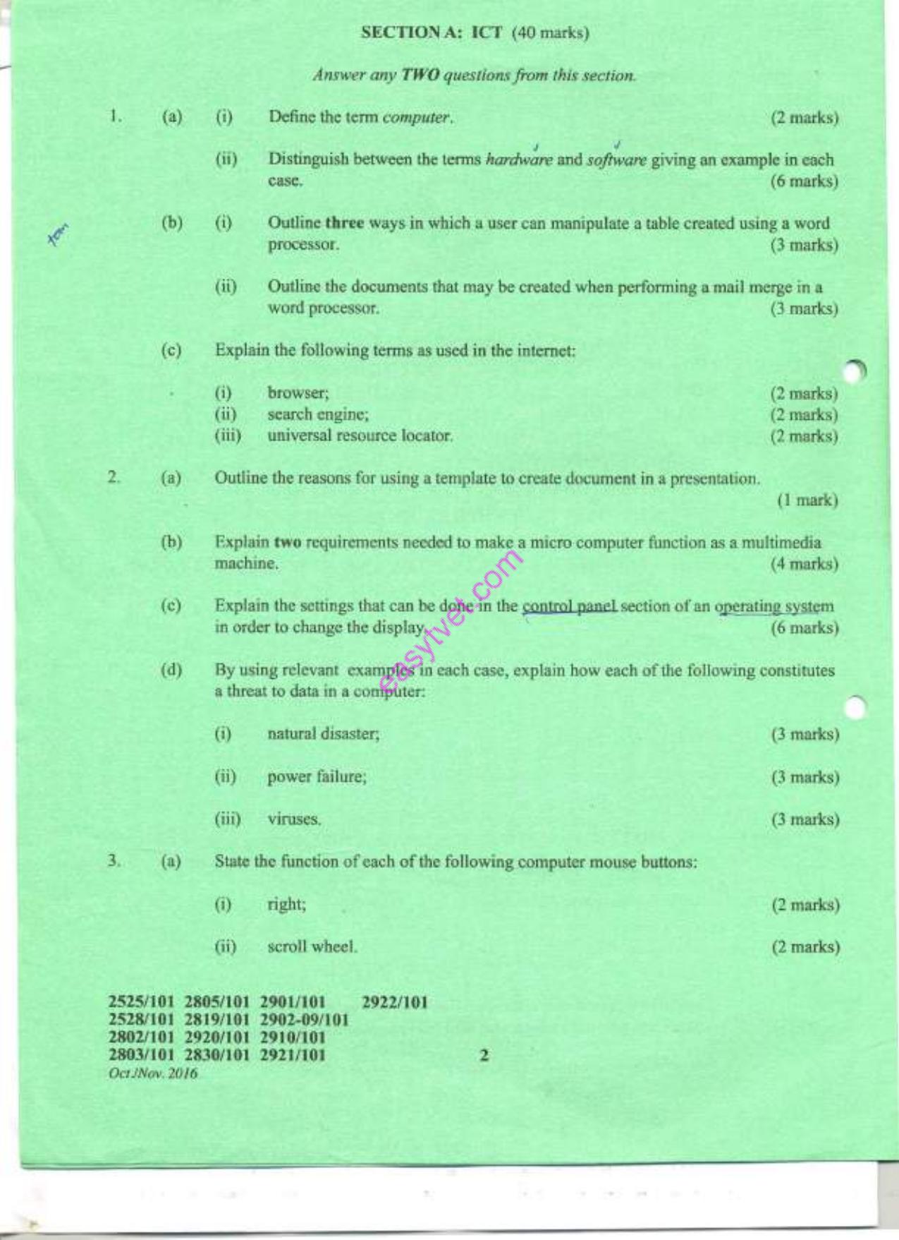 Diploma in Fashion Design and Clothing Technology (2016) — page 2 of 5