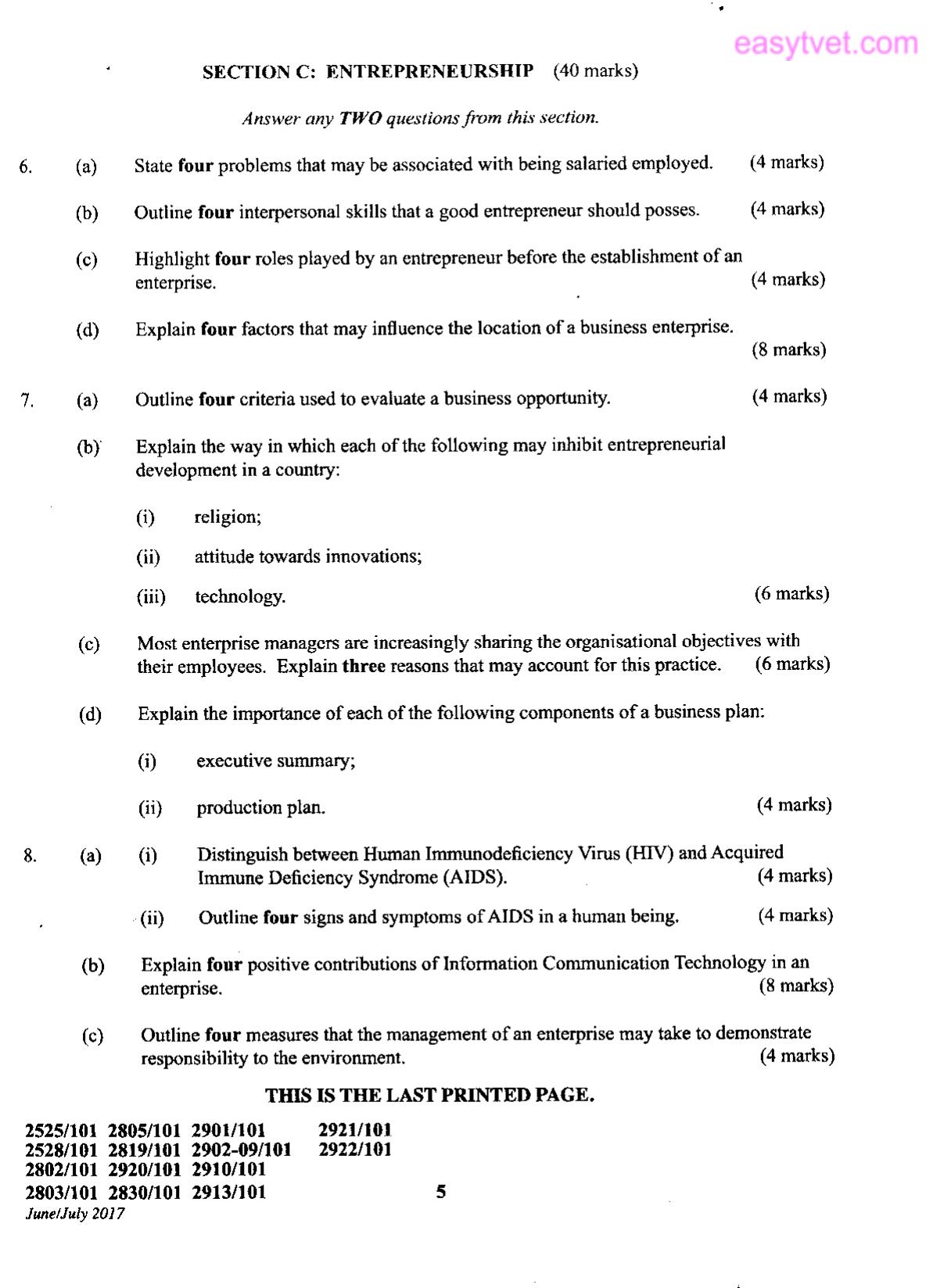 Diploma in Sustainable Agriculture and Rural Development (2017) — page 5 of 5