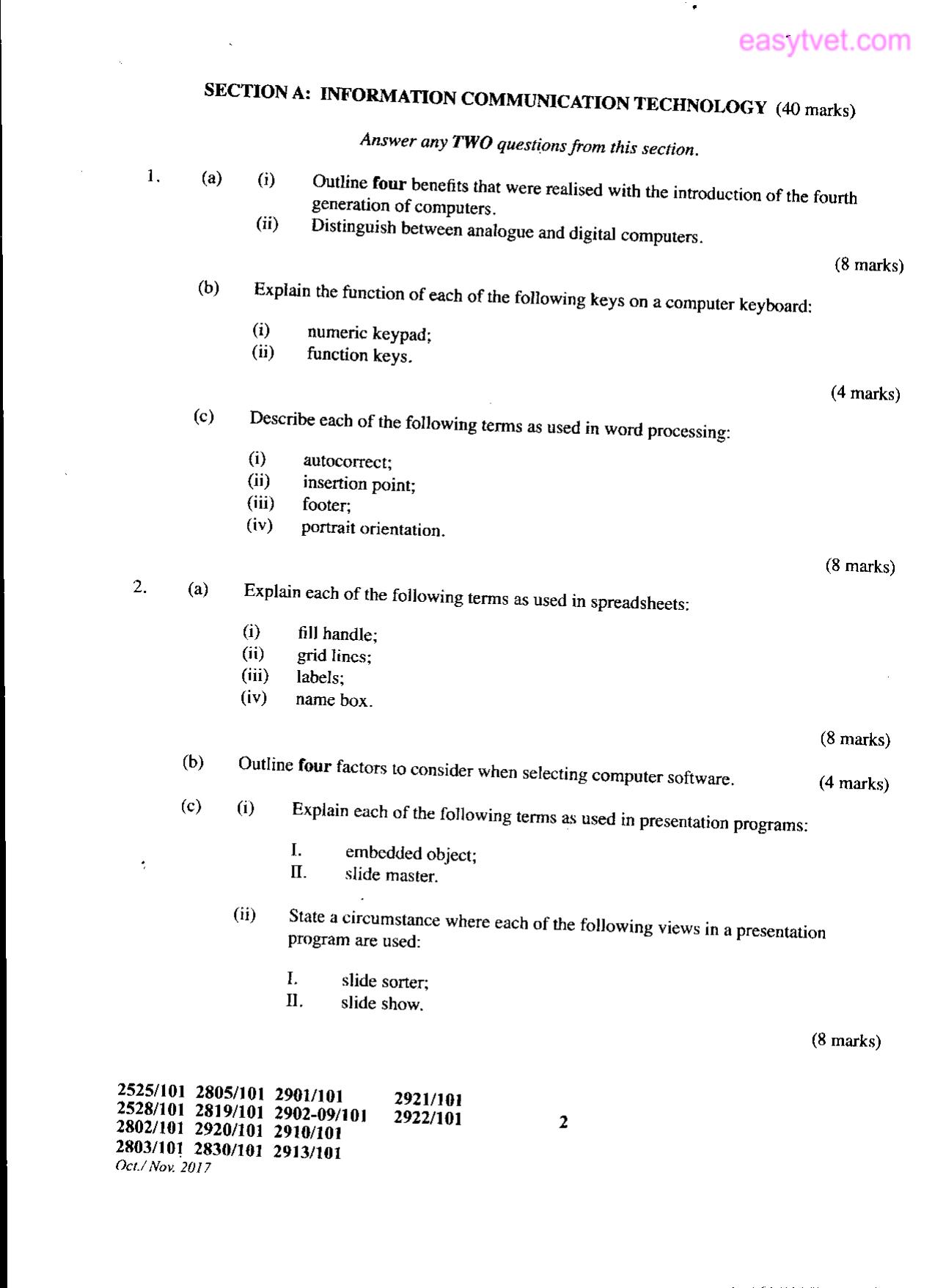 Diploma in Sustainable Agriculture and Rural Development (2017) — page 2 of 4