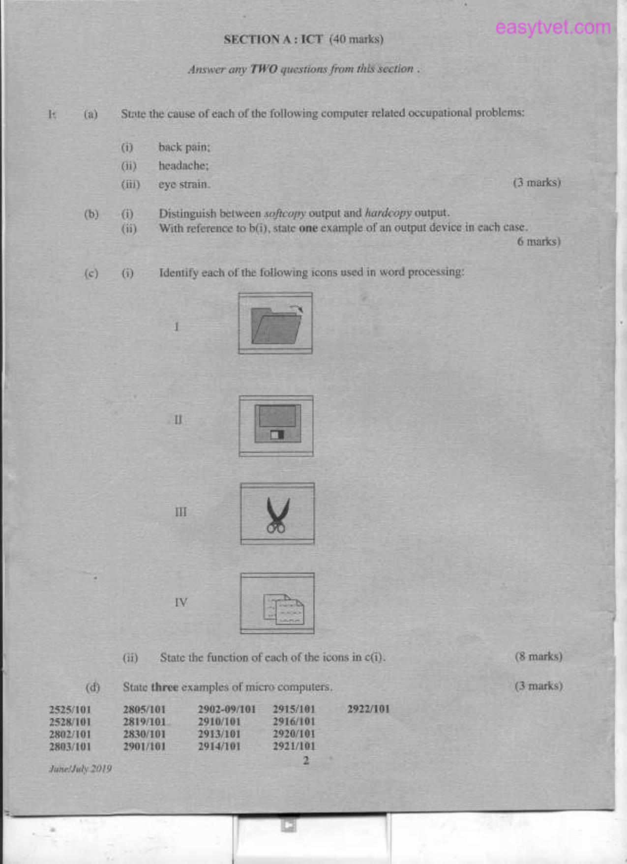 Ict, Communication Skills and Entrepreneurship (2019) — page 2 of 5