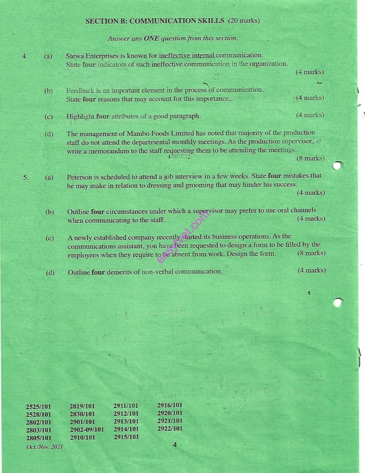 Ict, Communication and Entrepreneurship (2021) — page 4 of 5