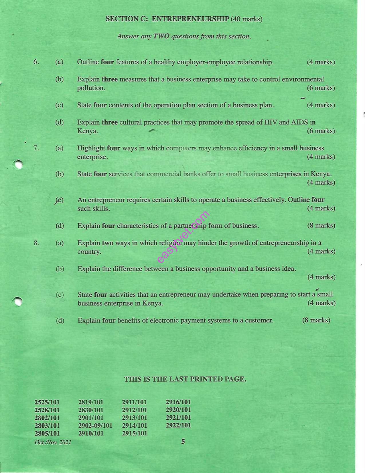 Ict, Communication and Entrepreneurship (2021) — page 5 of 5