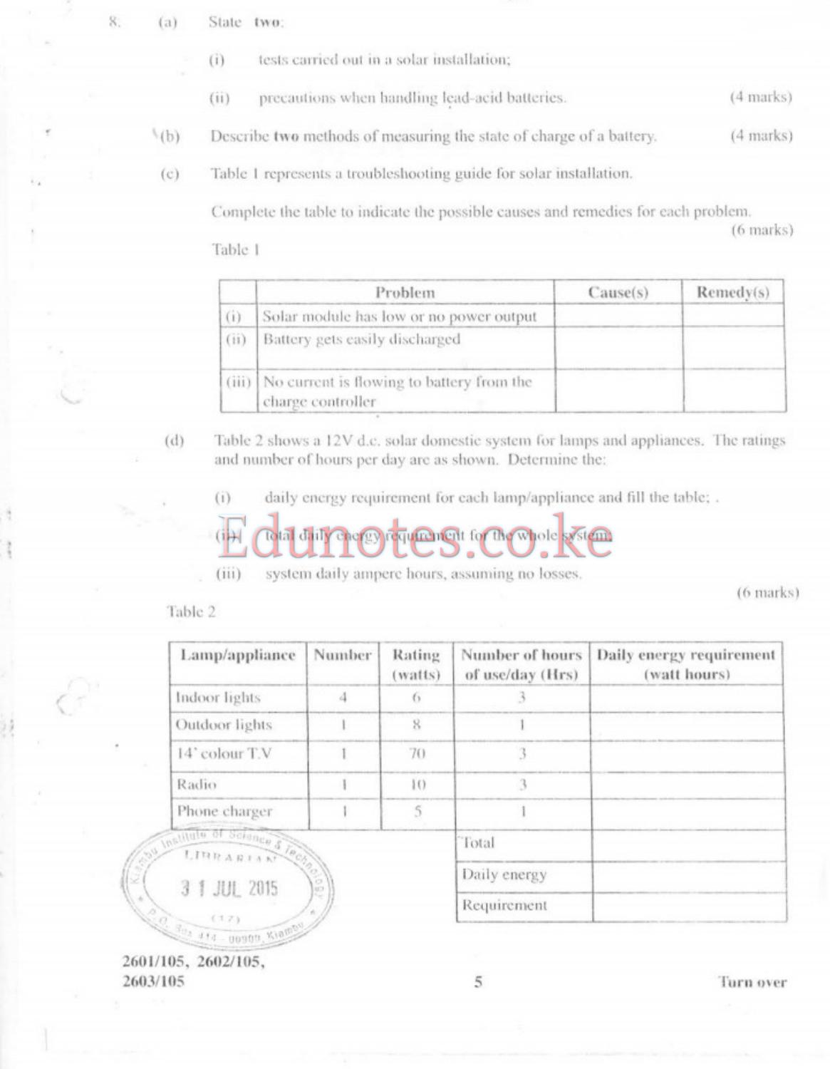 Flectricaland Solar Installation (2015) — page 5 of 5