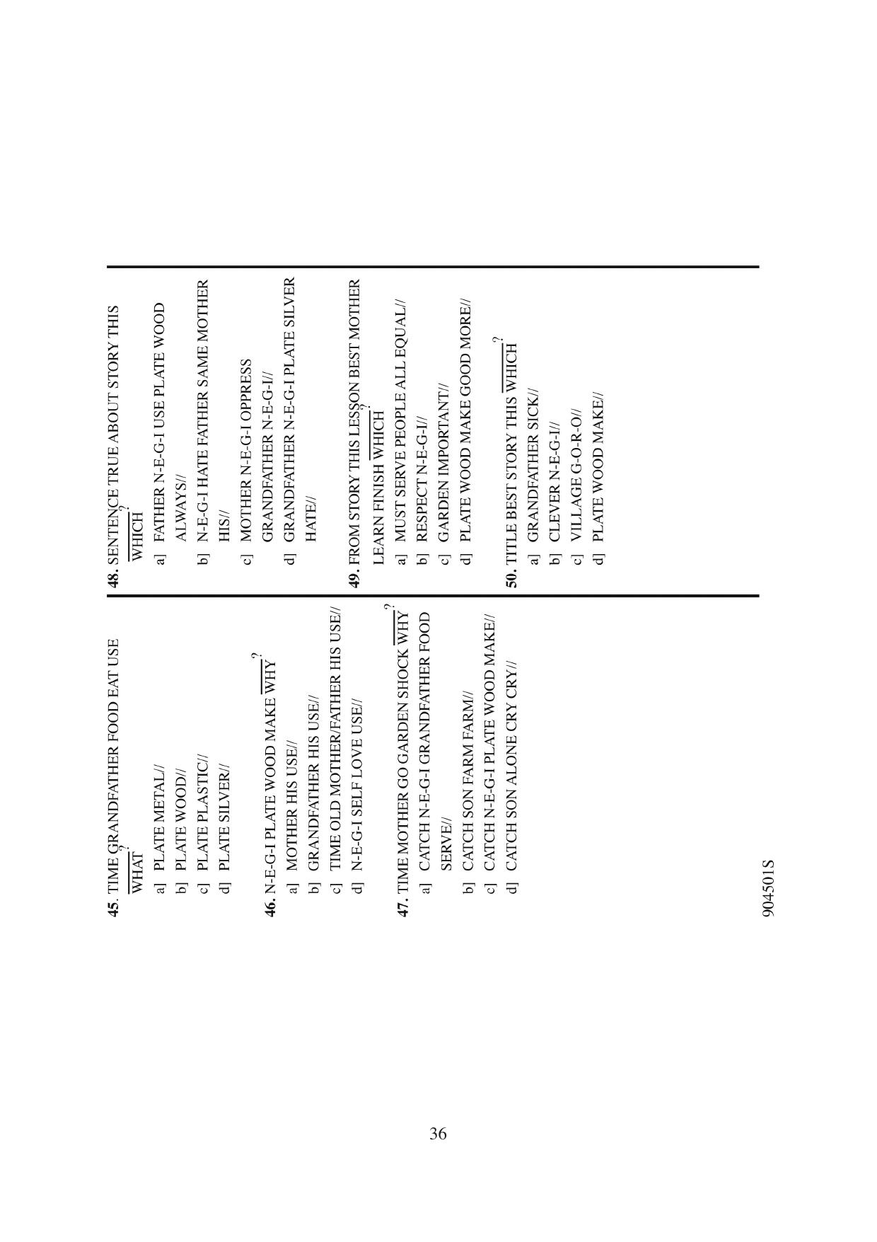 9.0 Kenyan Sign Language Section A Language Use — page 9 of 9