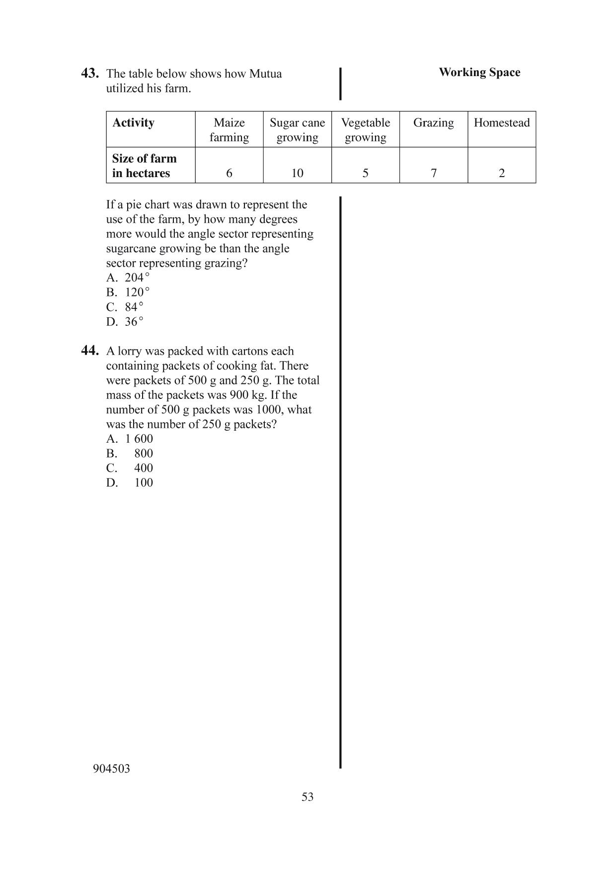 How to Use the Answer Sheet (2014) — page 14 of 16