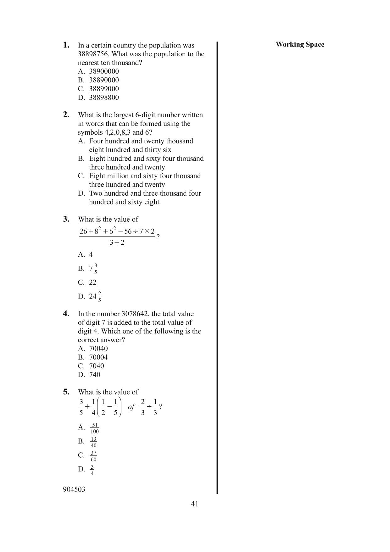 How to Use the Answer Sheet (2014) — page 2 of 16