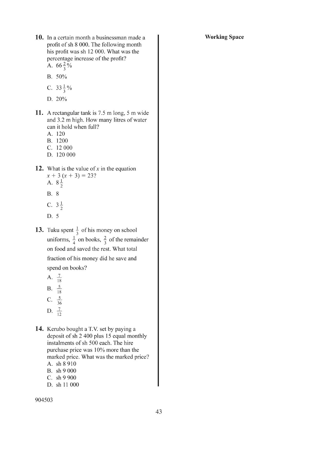 How to Use the Answer Sheet (2014) — page 4 of 16