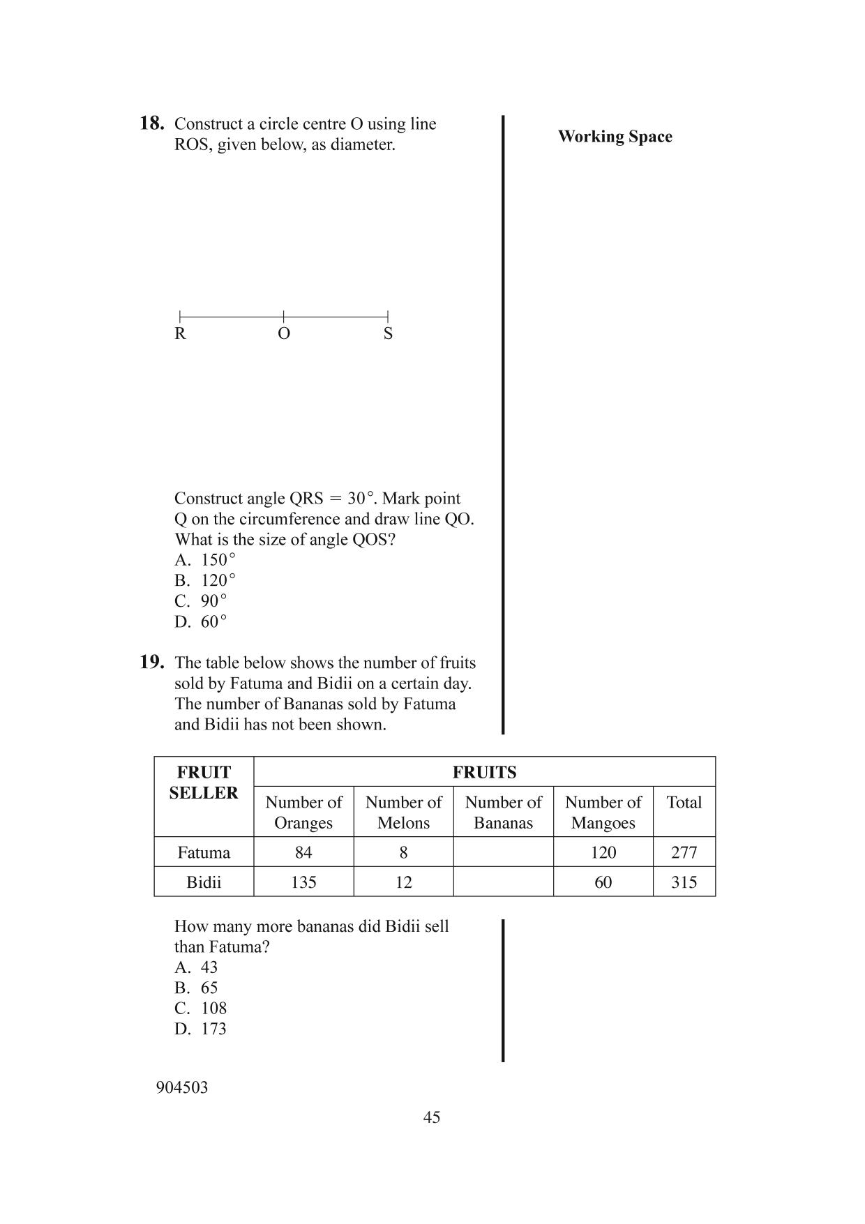How to Use the Answer Sheet (2014) — page 6 of 16