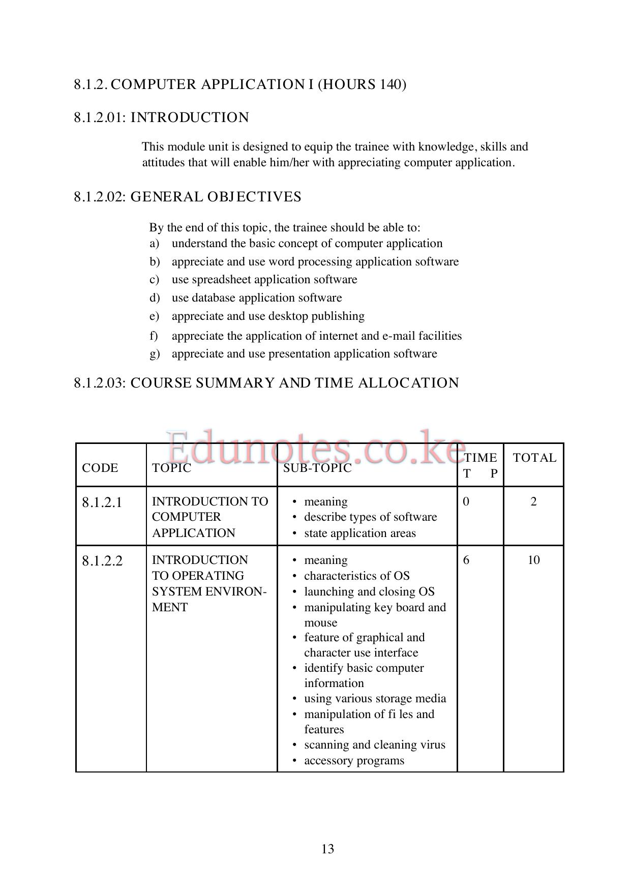 Outline CA — page 1 of 18