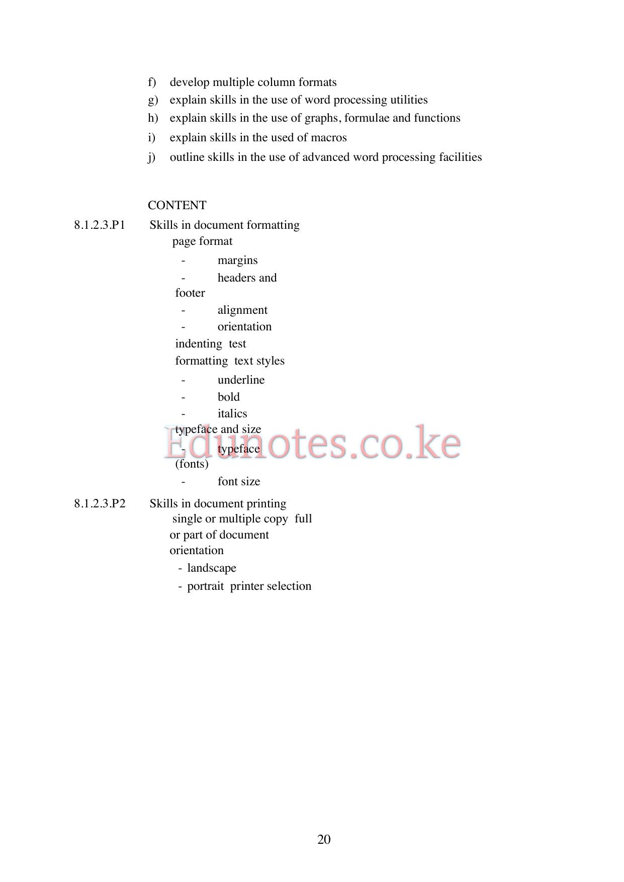 Outline CA — page 8 of 18