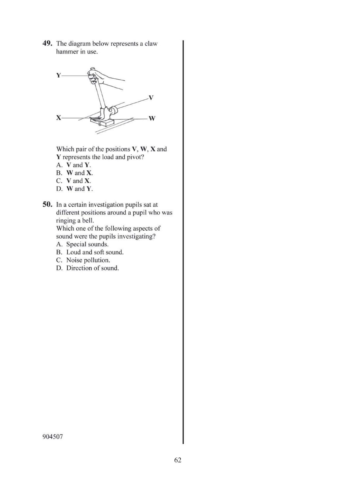 How to Use the Answer Sheet (2014) — page 7 of 7