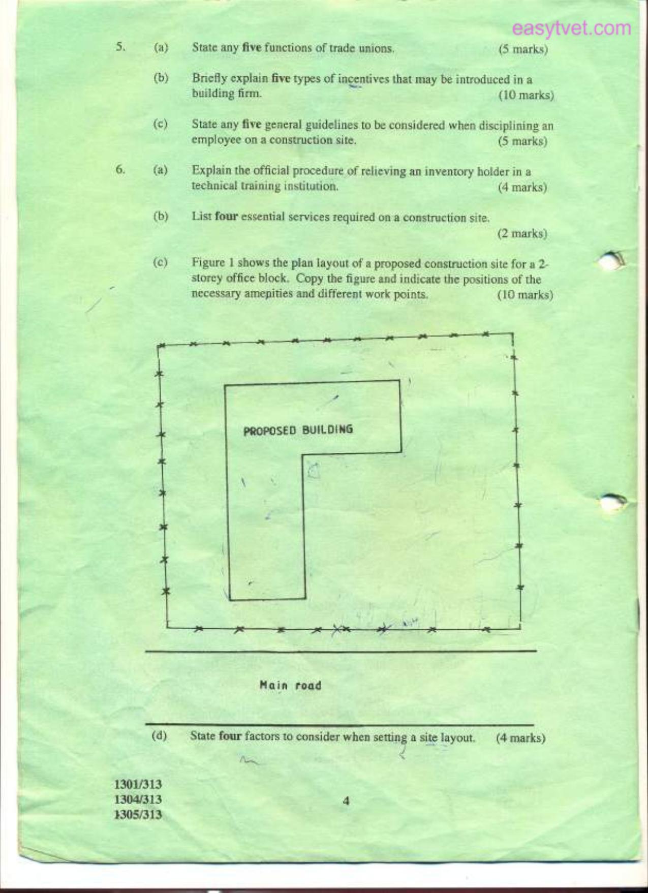 Site and Workshop Management (2009) — page 4 of 5